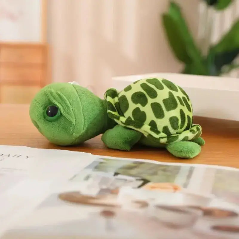 peluche tortue gros yeux - 20cm