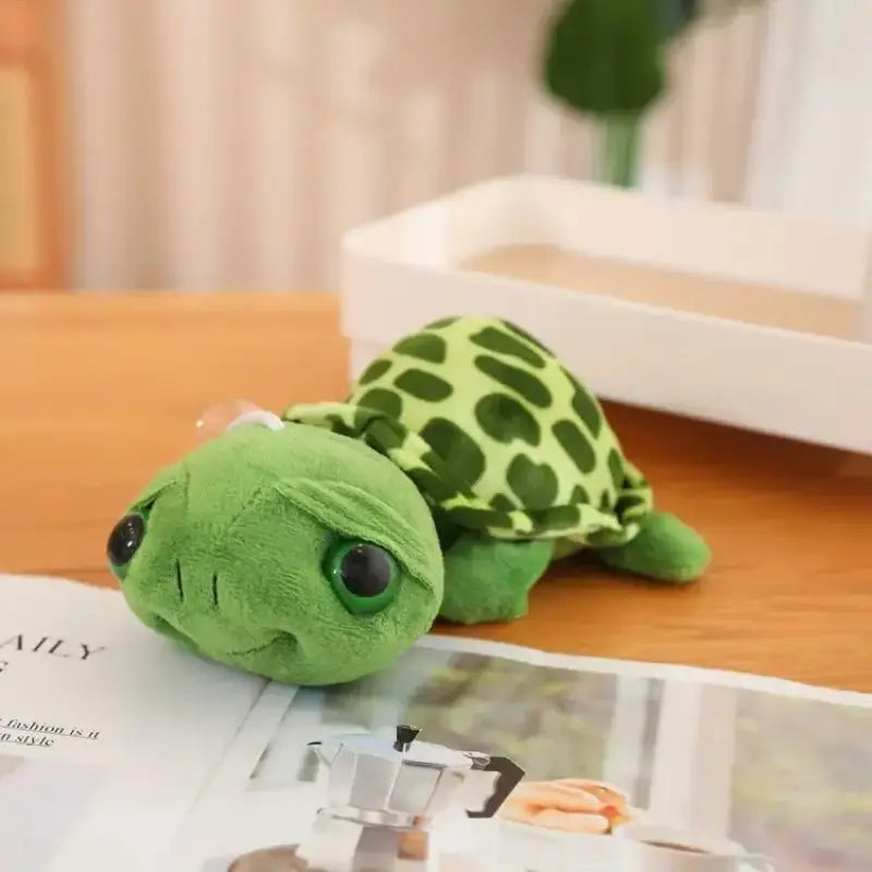 peluche tortue gros yeux