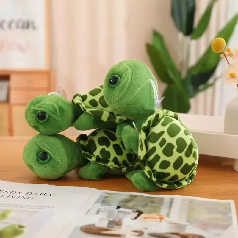 peluche tortue gros yeux
