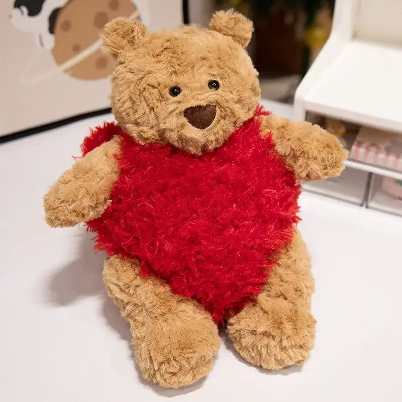 ours en peluche coeur