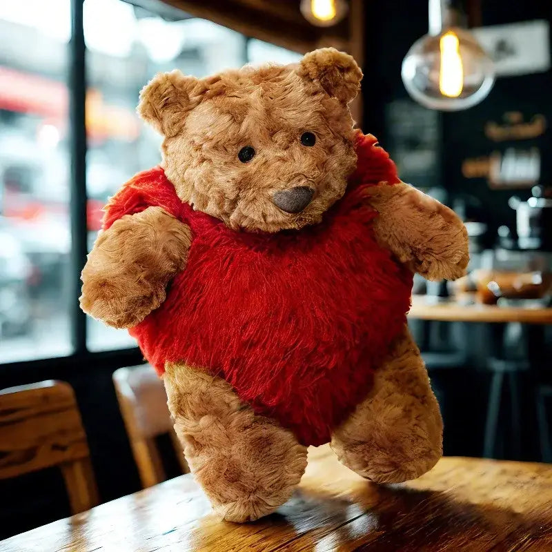 ours en peluche coeur