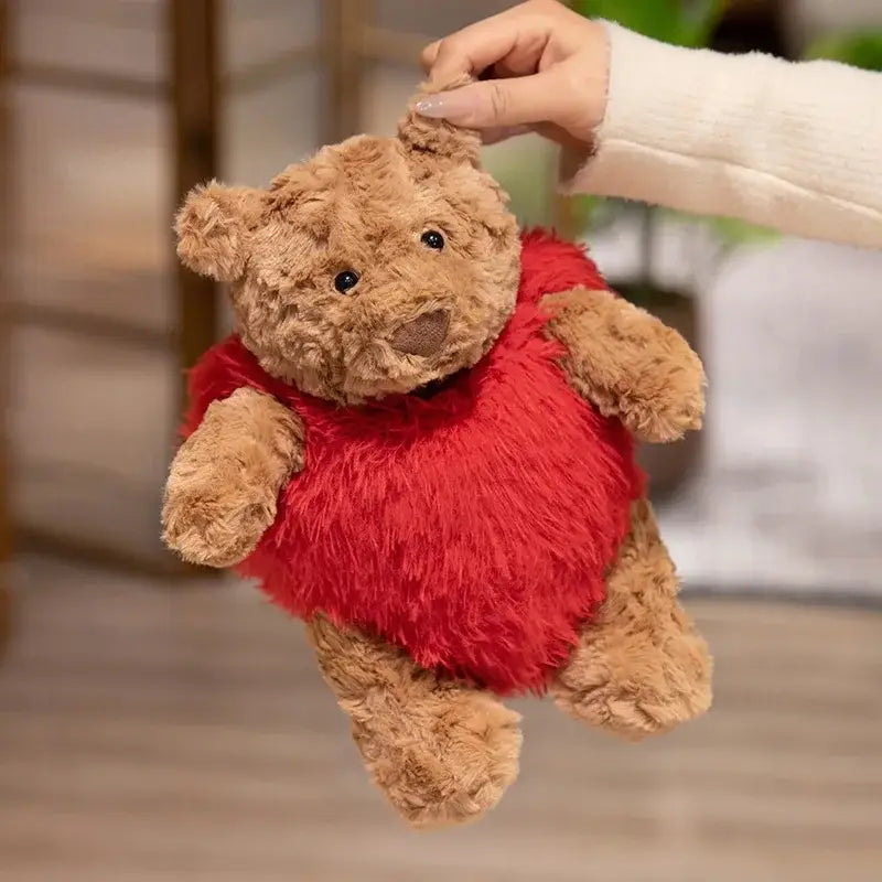 ours en peluche coeur