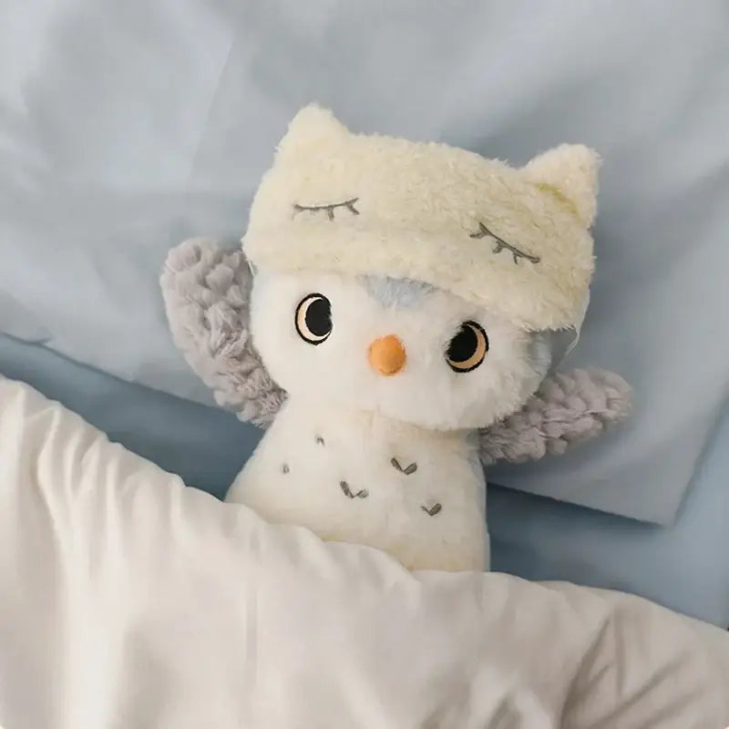 chouette en peluche