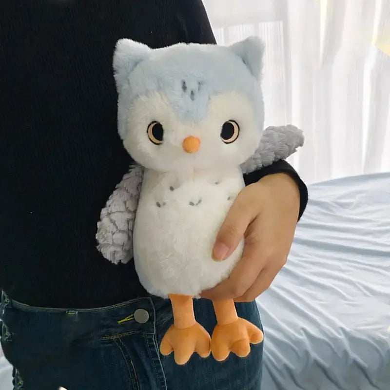 chouette en peluche