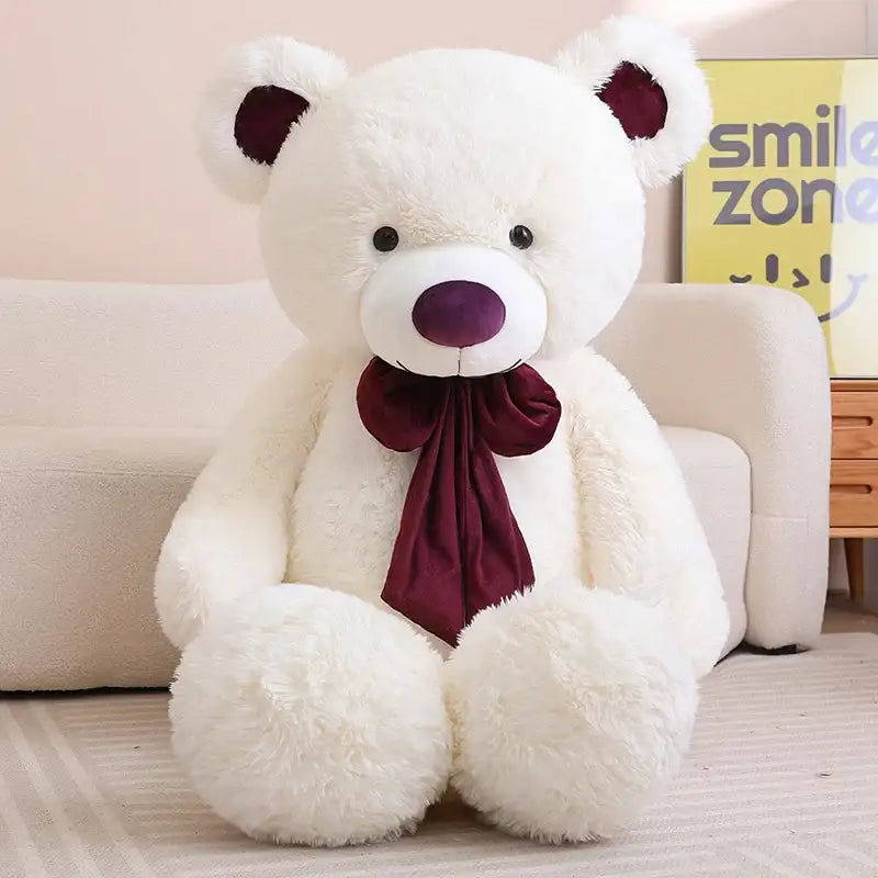 Nounours en Peluche - Blanc / 80cm