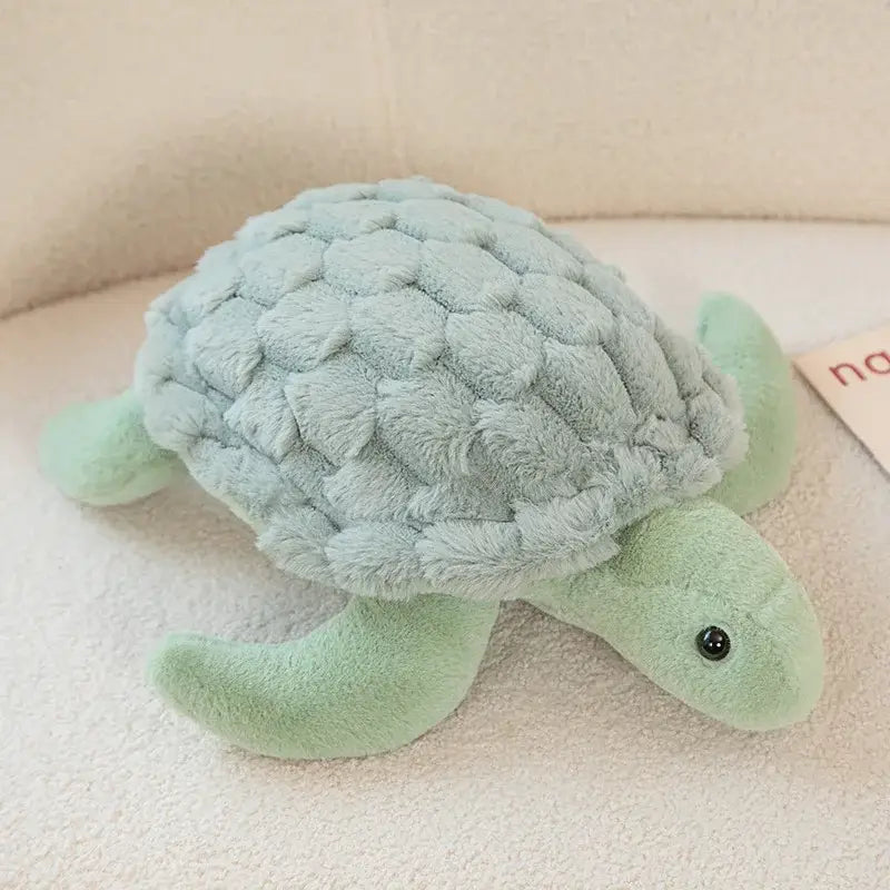 grosse peluche tortue - Vert / 28cm