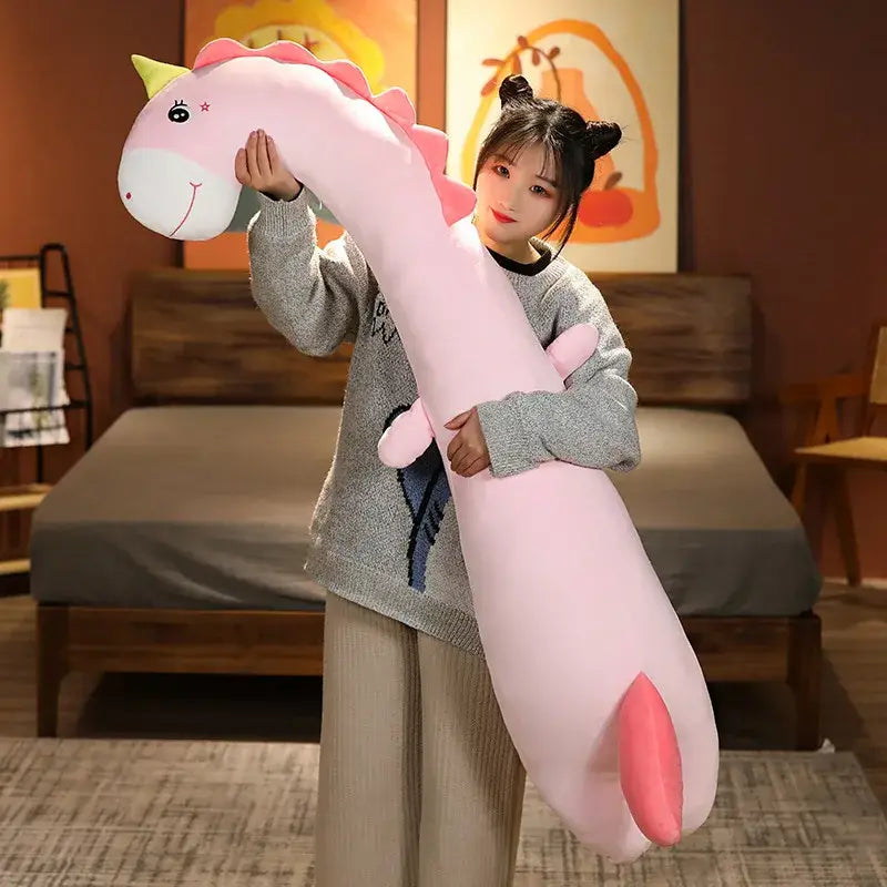 licorne géante en peluche