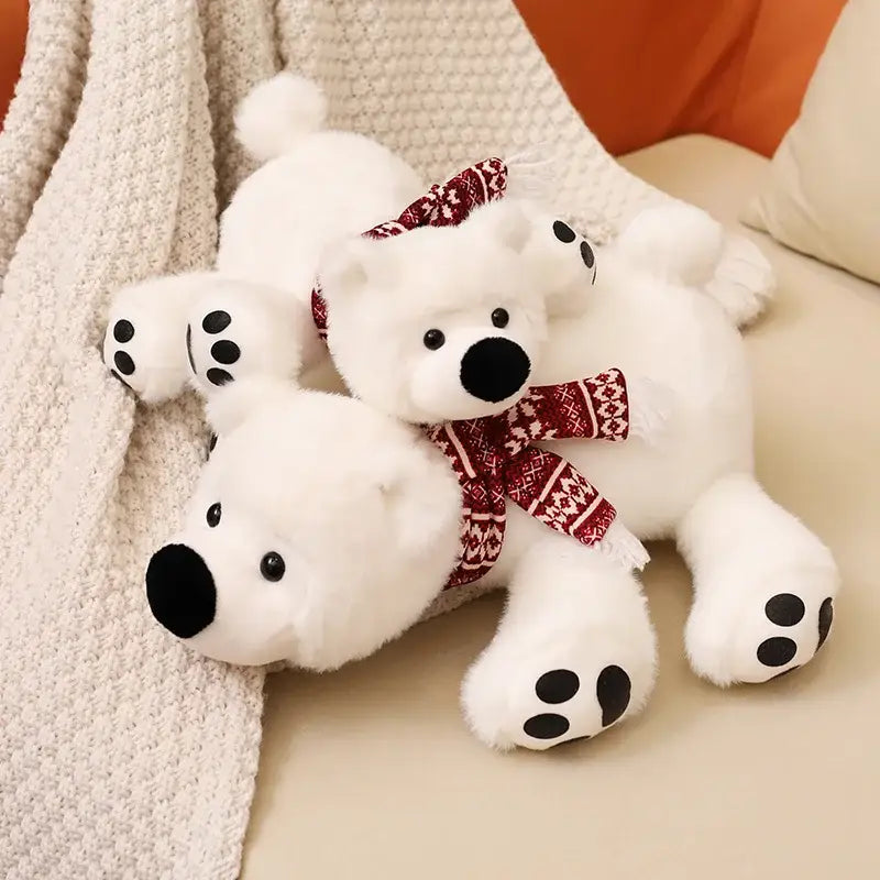 ours blanc peluche