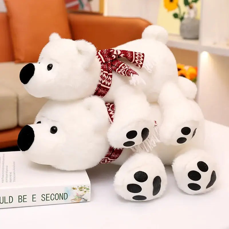 ours blanc peluche