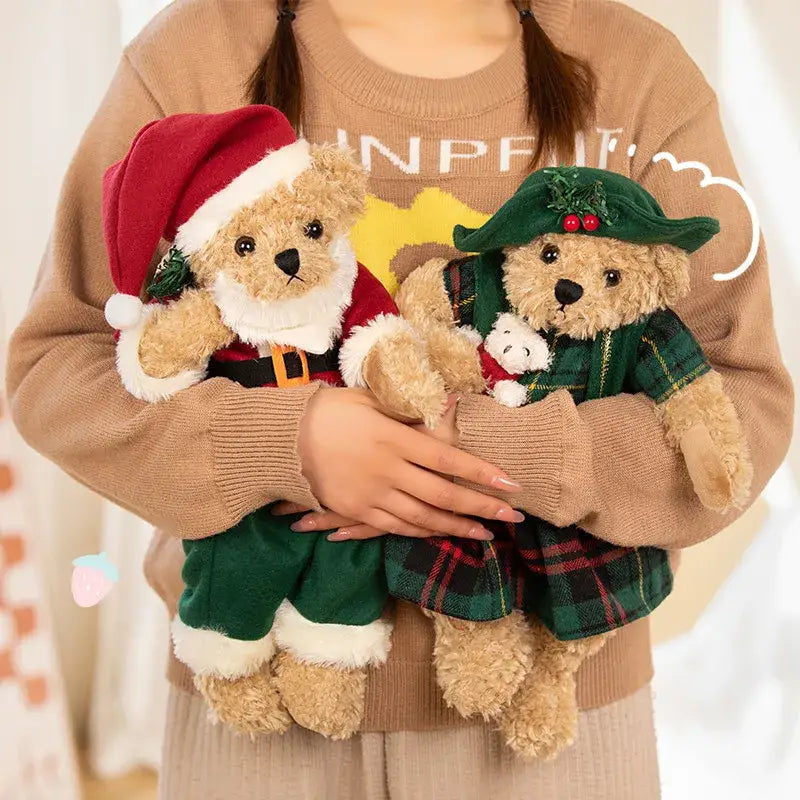 ours de Noël en peluche
