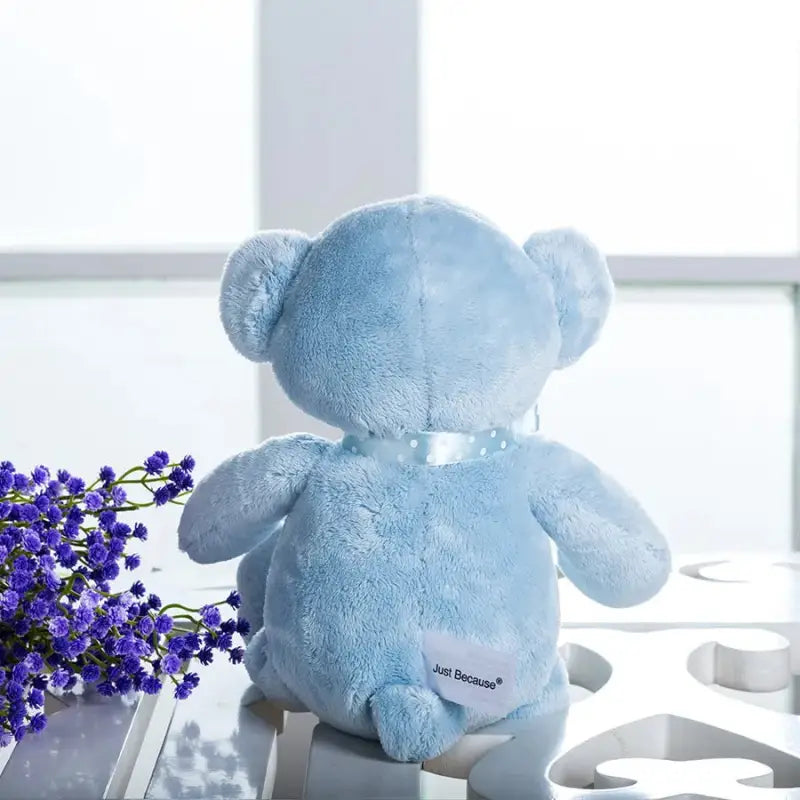 ours en peluche bleu
