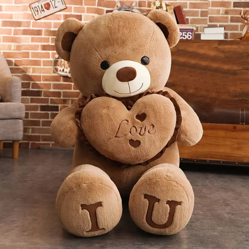 ours en peluche gros - Brun / 80cm