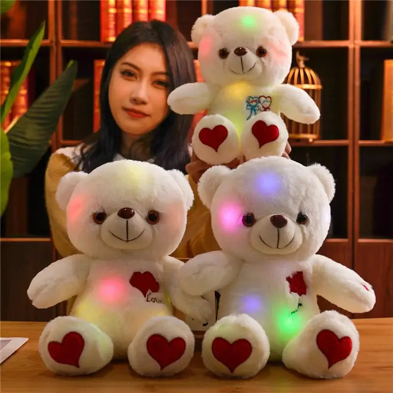 ours en peluche lumineux