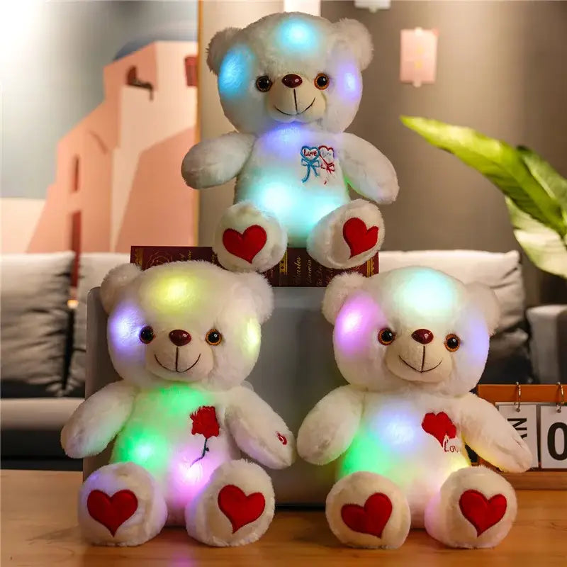 ours en peluche lumineux