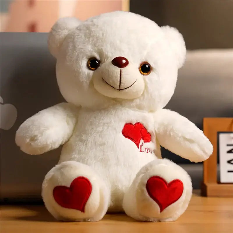 ours en peluche lumineux - Coeur
