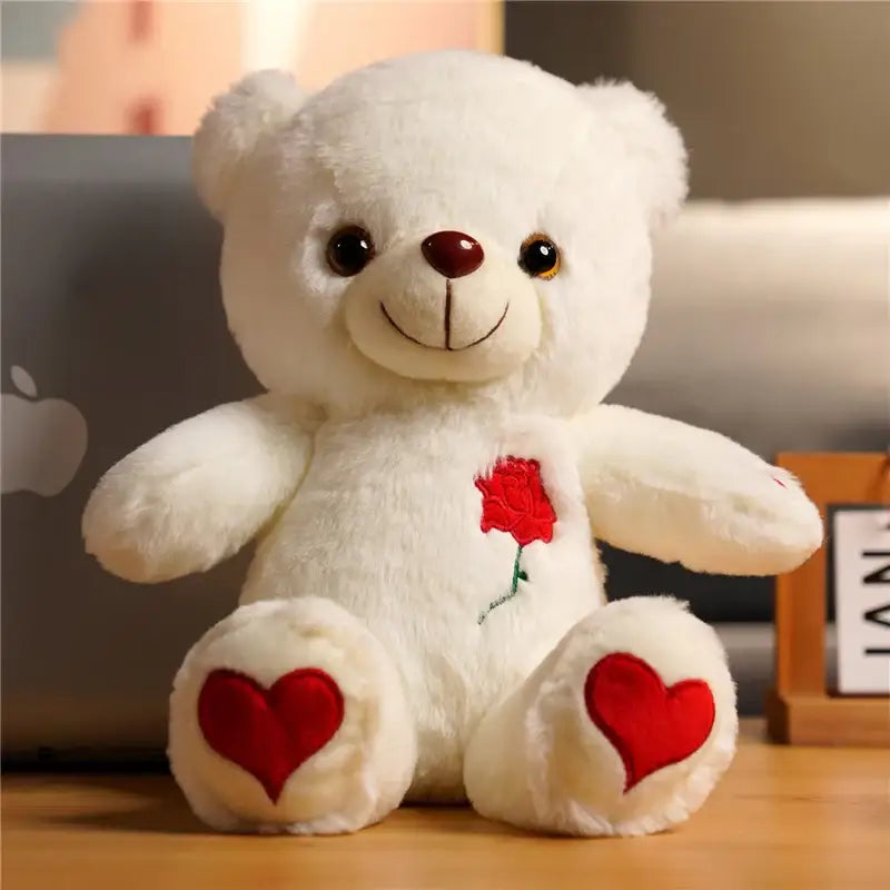 ours en peluche lumineux - Rose