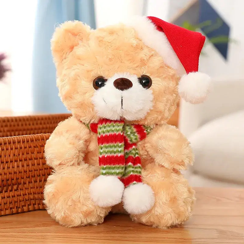 Ours en Peluche Noel - Beige - Ours en Peluche Noel