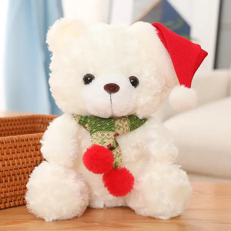 Ours en Peluche Noel - Blanc - Ours en Peluche Noel