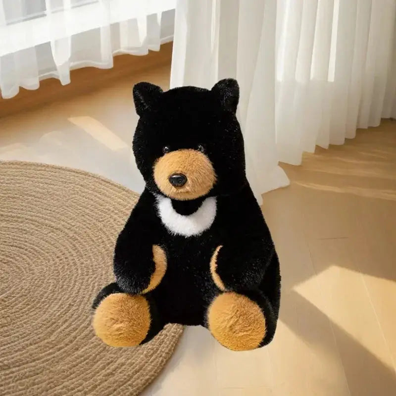 ours en peluche noir - 28cm