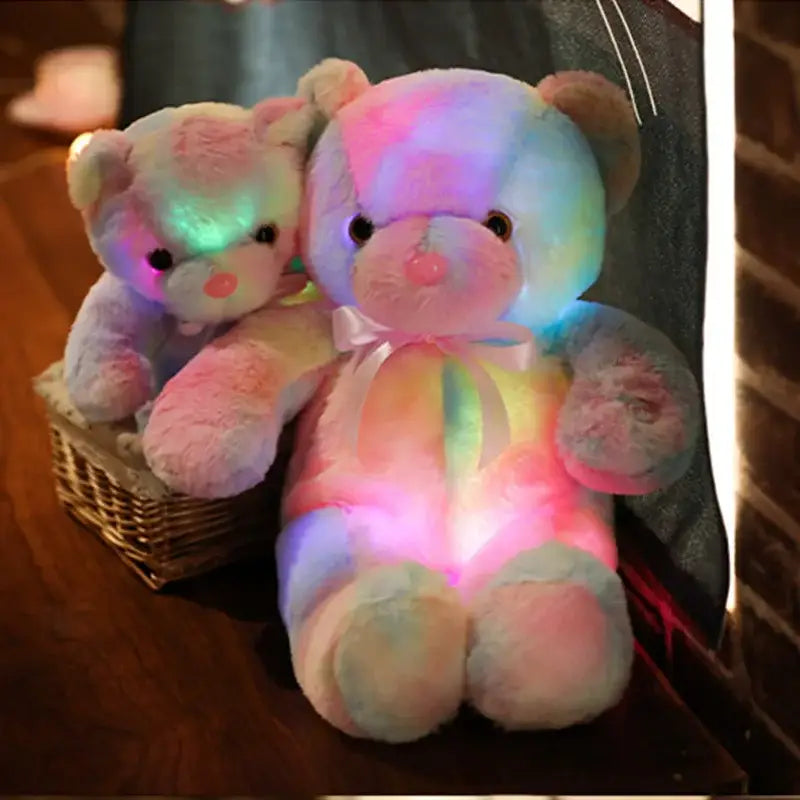 ours lumineux peluche