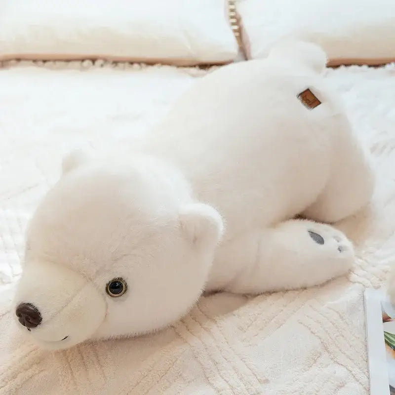 ours peluche grand - Blanc / 40cm