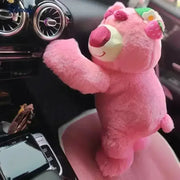 ours peluche rose