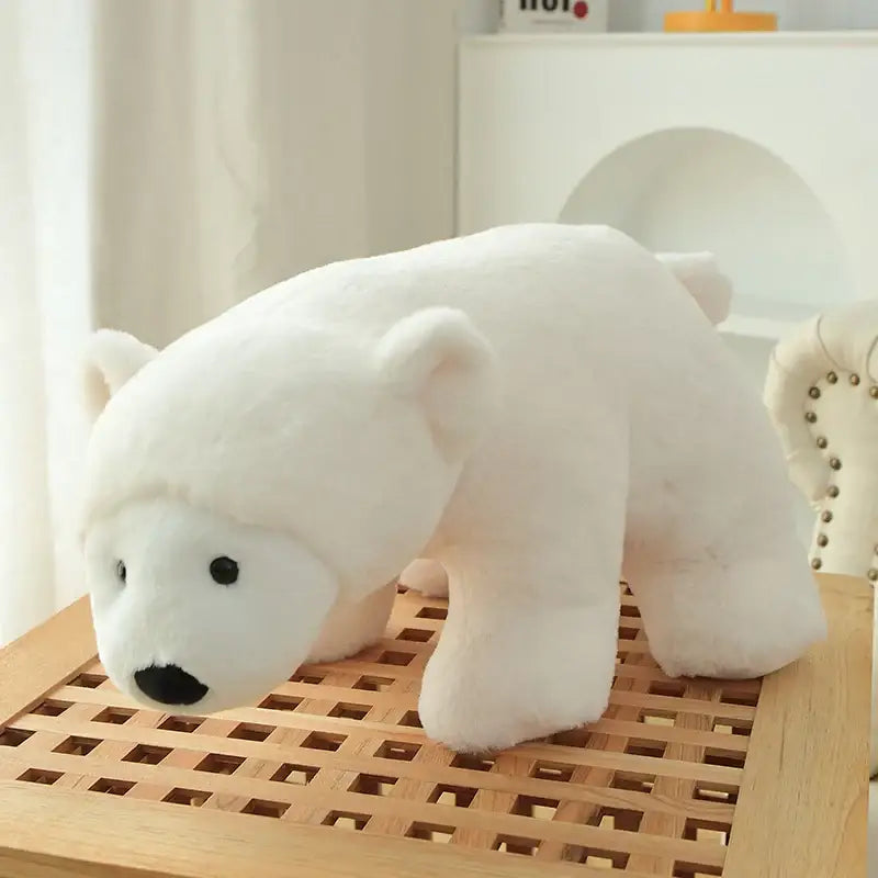 ours polaire en peluche - 26cm