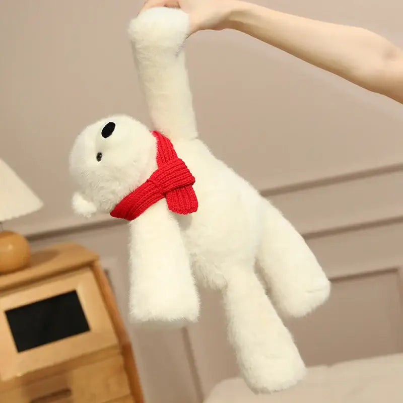 ours polaire en peluche blanc