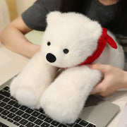 ours polaire en peluche blanc