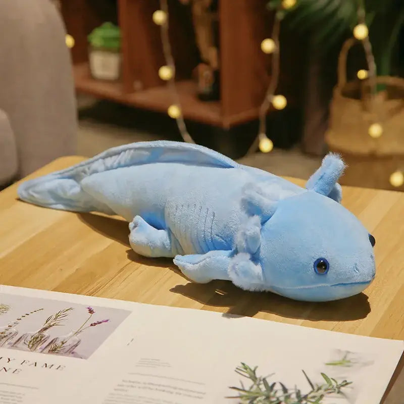 peluche axolotl - Bleu / 23cm