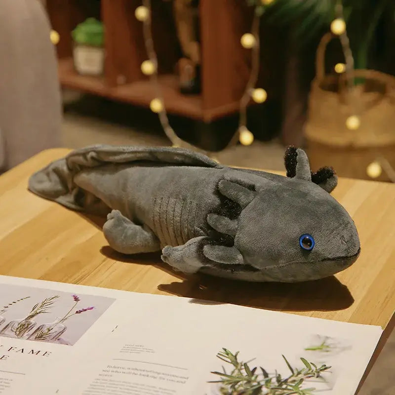 peluche axolotl - Gris / 23cm