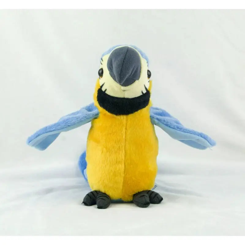 perroquet parlant peluche