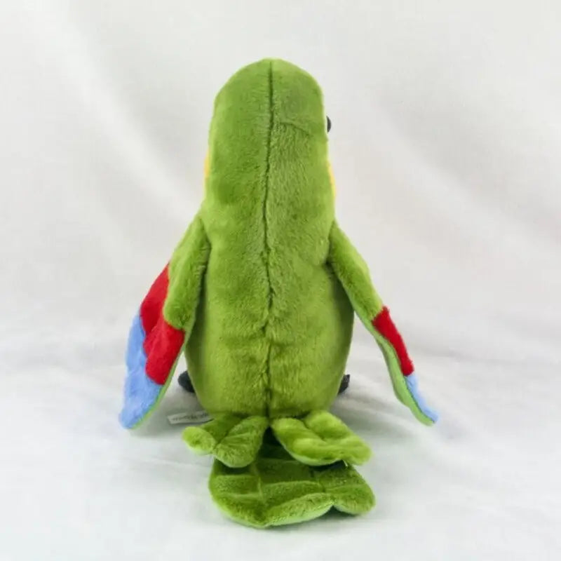 perroquet parlant peluche