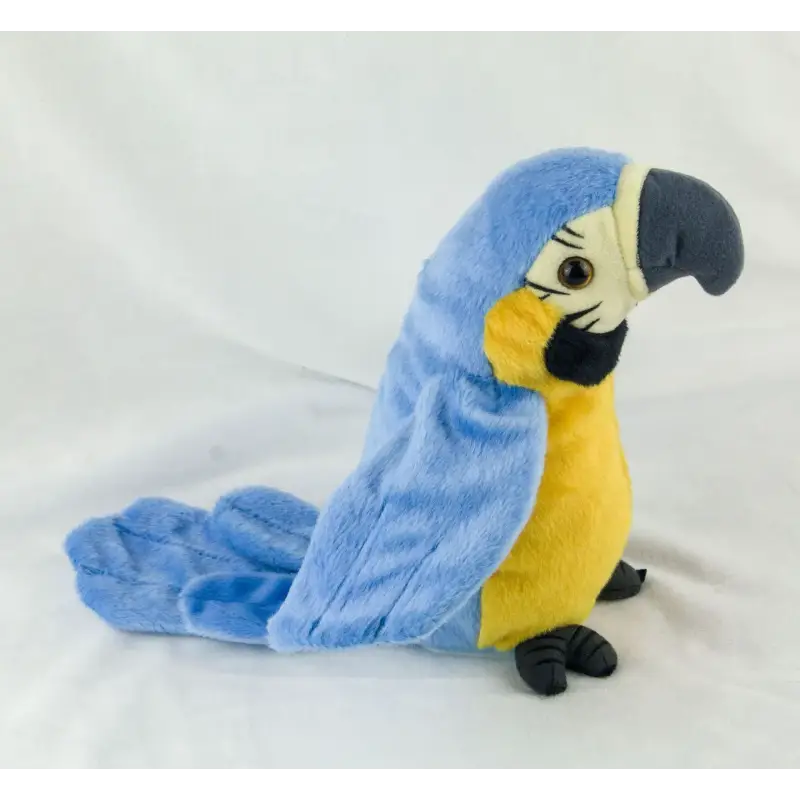 perroquet parlant peluche - Bleu