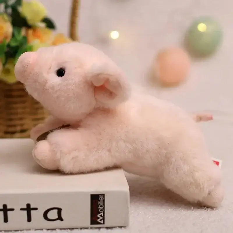 peluche petit cochon rose - 20cm