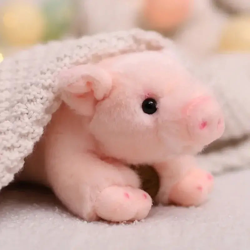 peluche petit cochon rose
