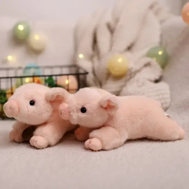 peluche petit cochon rose