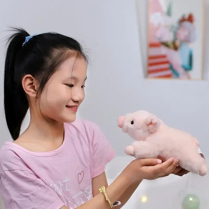 peluche petit cochon rose