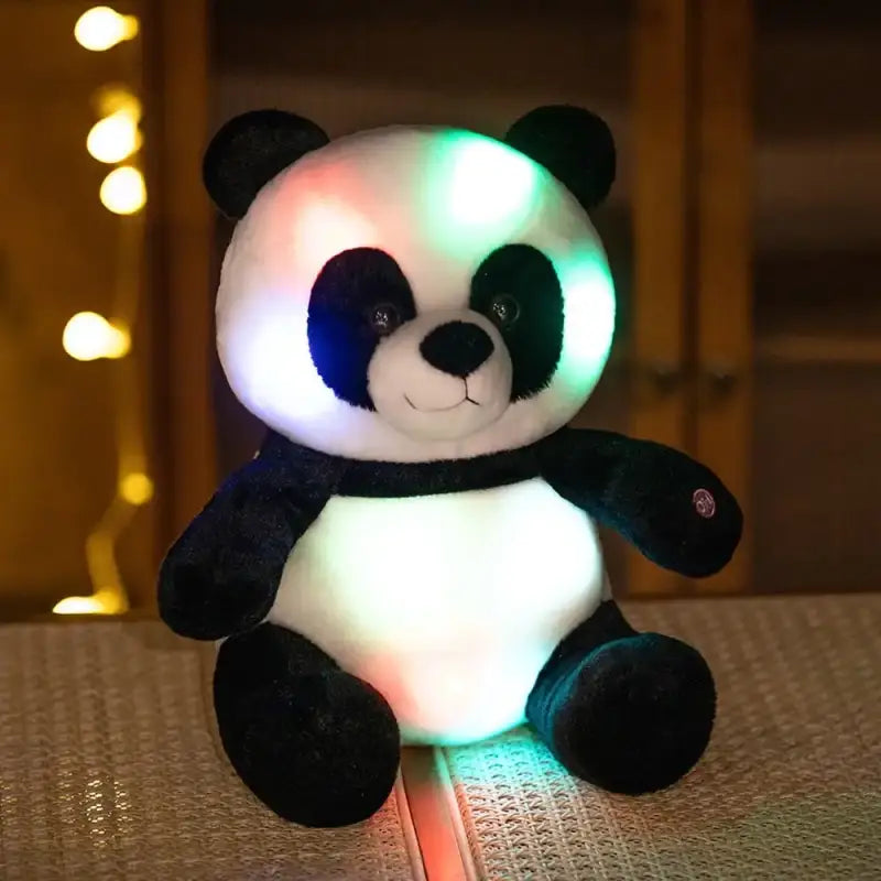 panda peluche interactive