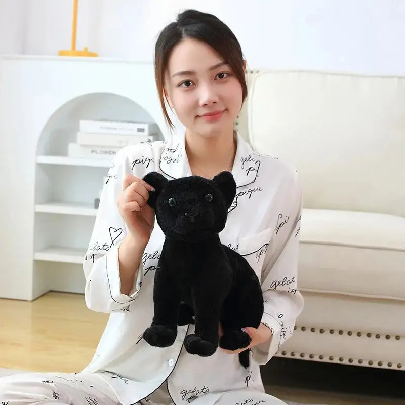 panthère en peluche