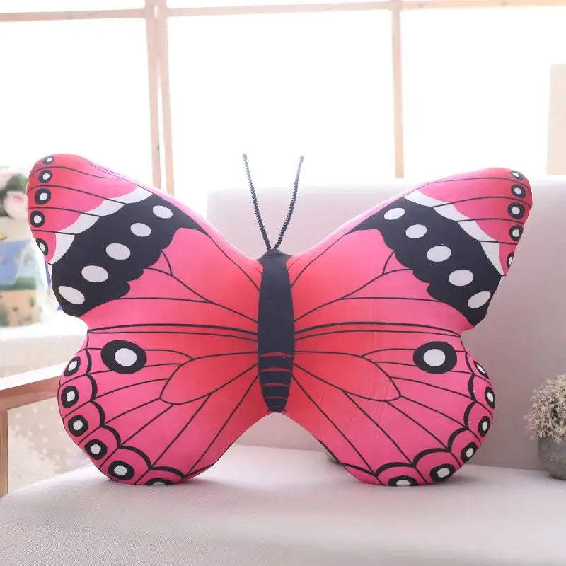 papillon peluche Rouge / 30x40cm