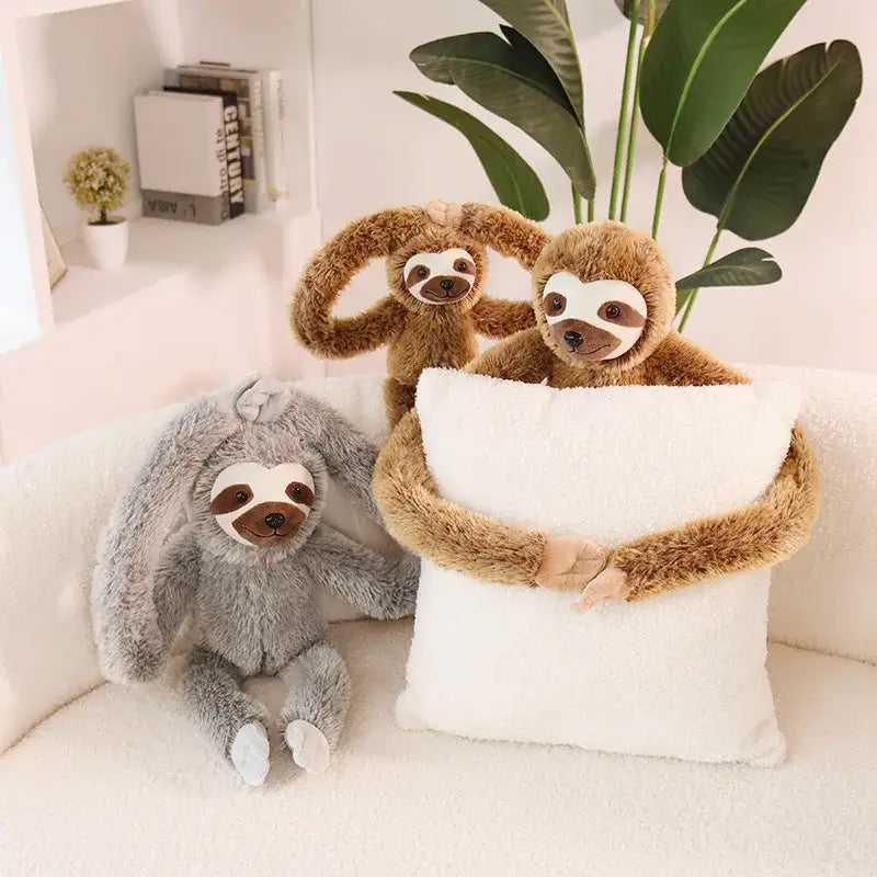paresseux peluche bebe