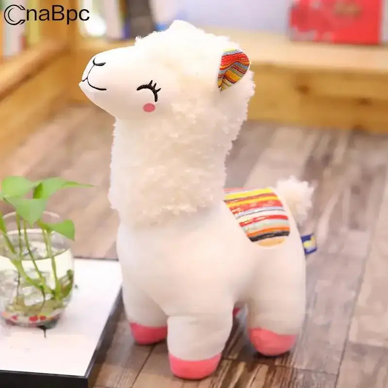 peluche alpaga kawaii - Blanc