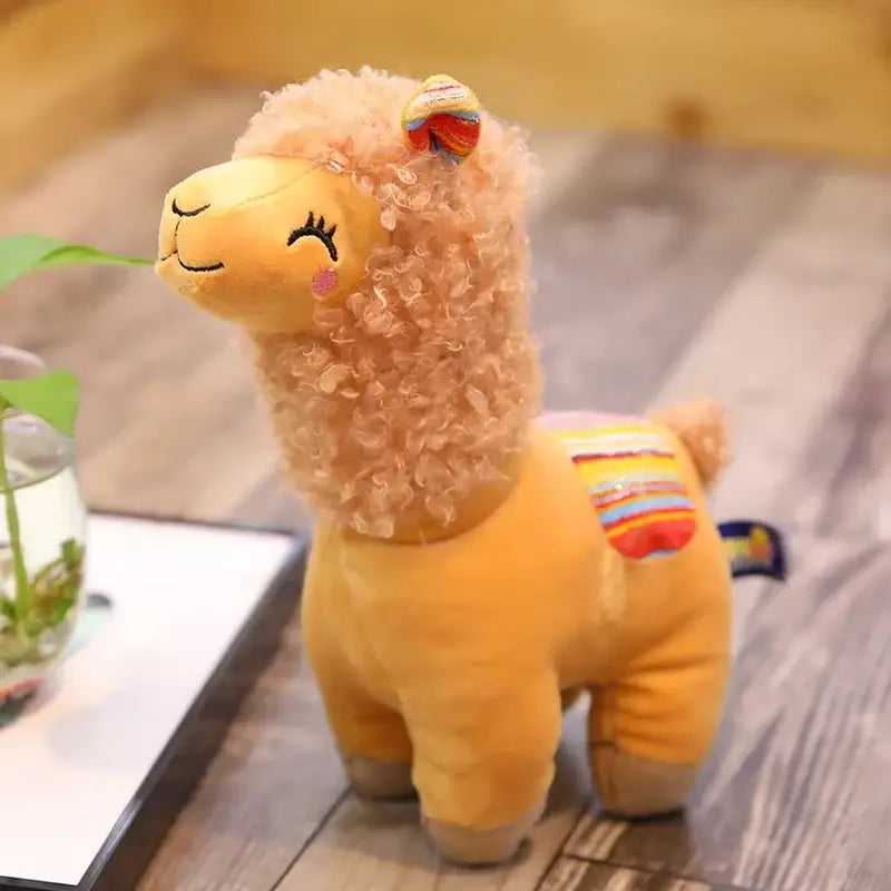 peluche alpaga kawaii - Brun