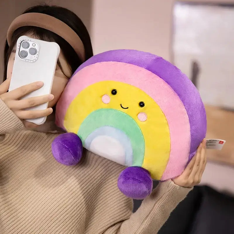 peluche arc en ciel