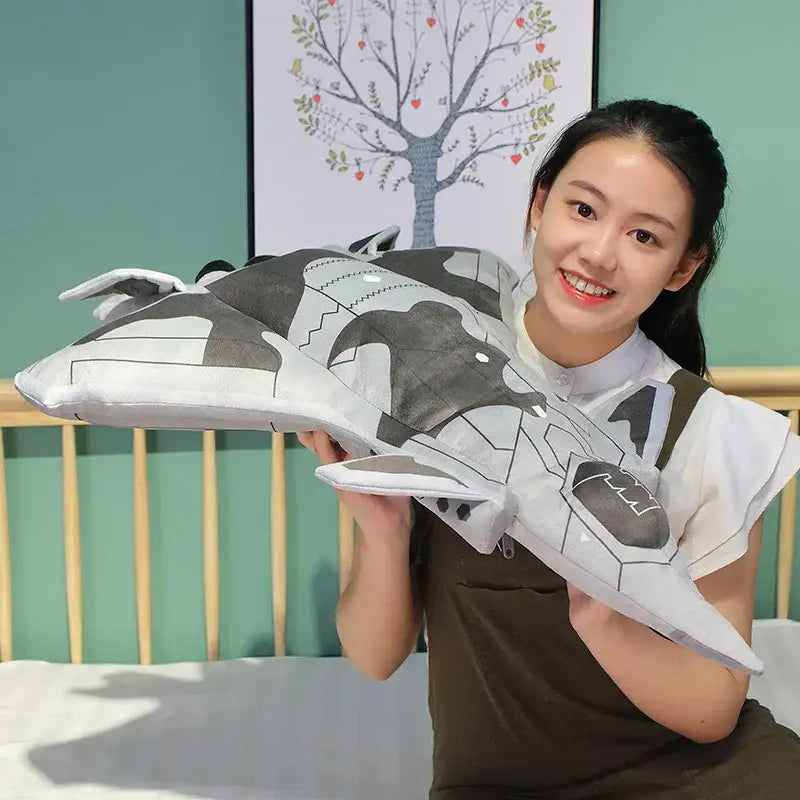 peluche avion de chasse