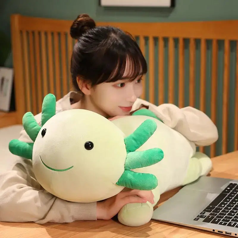 peluche axolotl kawaii