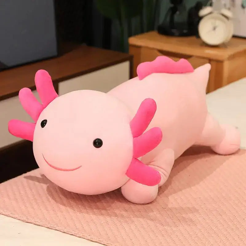 peluche axolotl kawaii Rose / 30cm