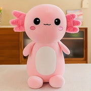 peluche axolotl rose - 25cm