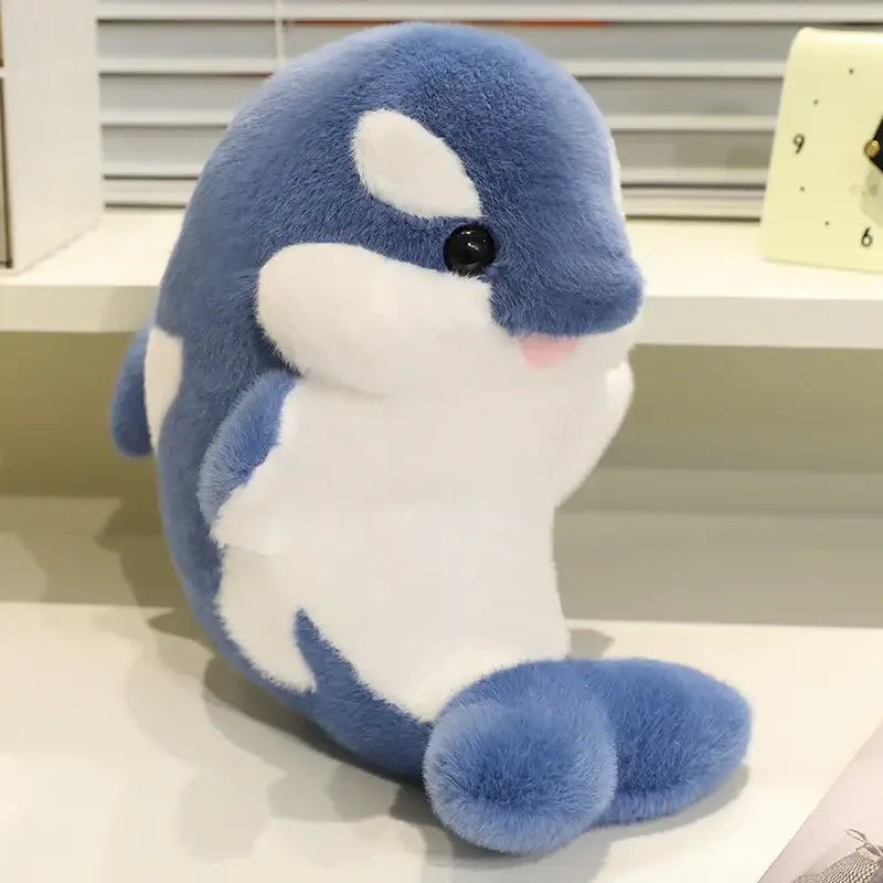 peluche baleine bébé - Bleu